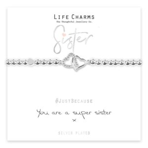 Life Charms You Are A Super Sister Bracelet