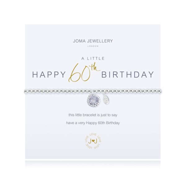 Joma Jewellery a little 60th Birthday bracelet