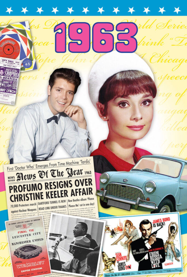 60th Burthday Card & DVD, Showcasing 1963