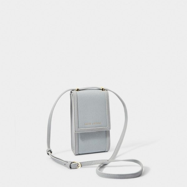 Katie Loxton Amalfi phone bag in dusty blue - Image 4