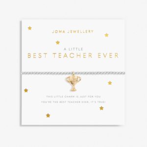 Joma Jewellery a little Best Teacher Ever bracelet
