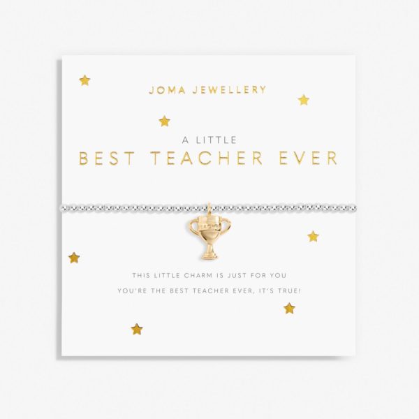 Joma Jewellery a little Best Teacher Ever bracelet