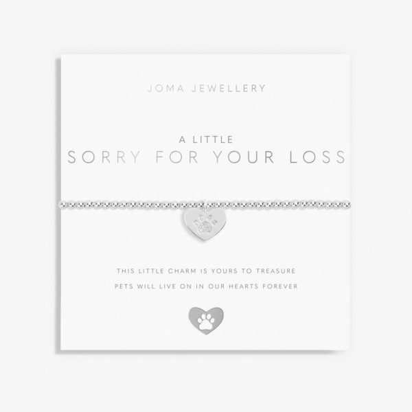 Joma Jewellery a little Sorry For Your Loss bracelet