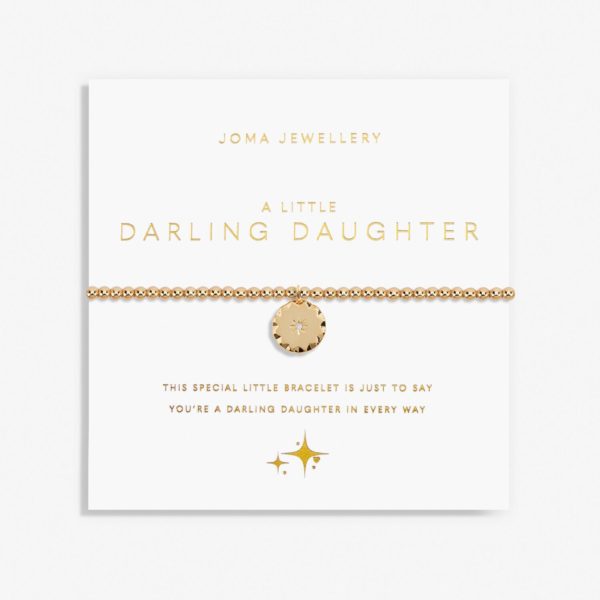 Joma jewellery Gold a little Darling Daughter bracelet