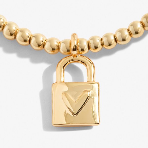 Joma Jewellery Gold a little Strength bracelet - Image 3