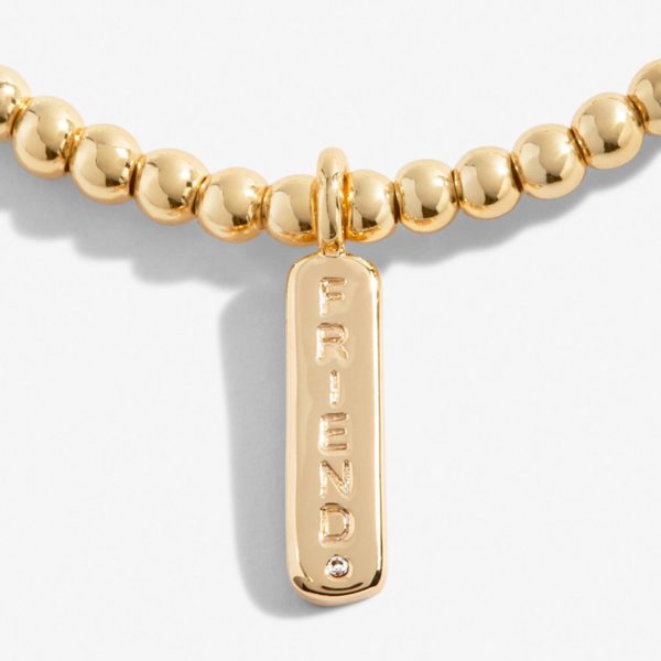 Joma Jewellery Gold a little Friendship bracelet - Image 3