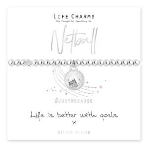 Life Charms Netball bracelet