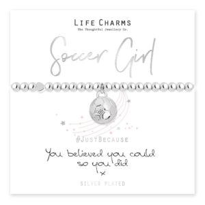 Life Charms Soccer Girl bracelet