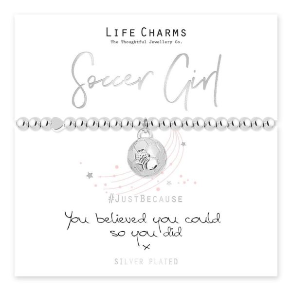 Life Charms Soccer Girl bracelet
