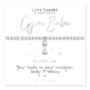 Life Charms Gym Babe bracelet