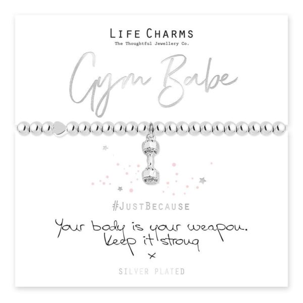 Life Charms Gym Babe bracelet