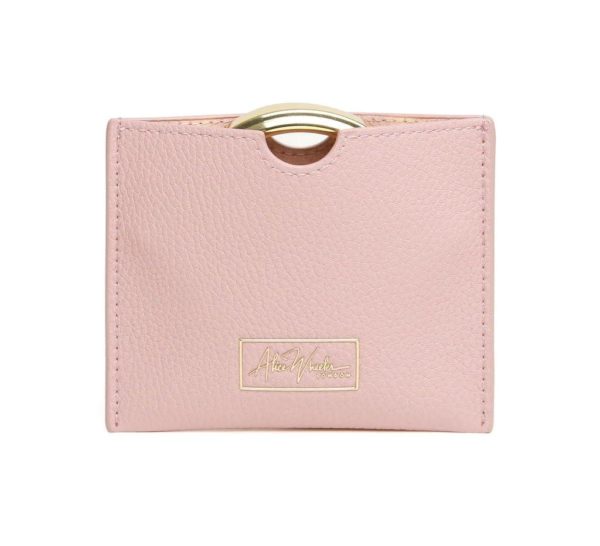 Alice Wheeler Pink Handbag 7x magnifying mirror and pouch