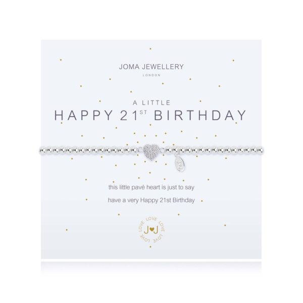 Joma Jewellery A Little Happy 21St Bracelet - Image 2