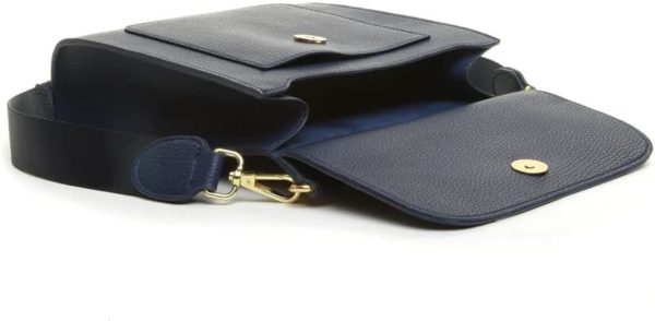 Alice Wheeler Bloomsbury Crossbody bag in Navy - Image 2