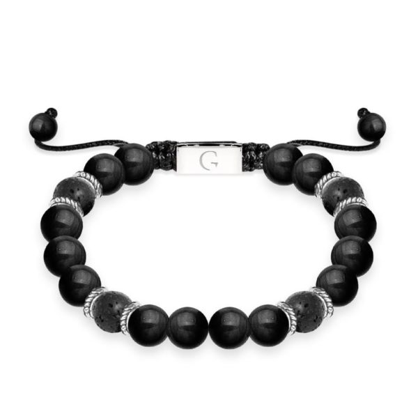 Life Charms Mans adjustable bracelet- Happy Birthday