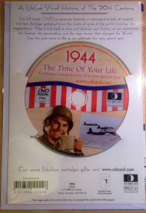 Time Of Your Life 1944 Time of Your Life DVD & Birthday card (80th)