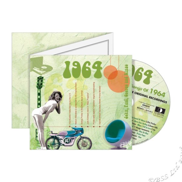 The CDCard Company 1964 The Classic Years CD & Greeting Card