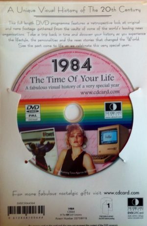 1984 Birthday Gift - 1984 DVD Documentary Film and 1984 Greeting Card