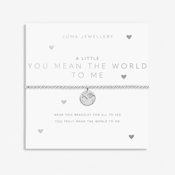 Joma Jewellery a little You Mean The World To Me bracelet