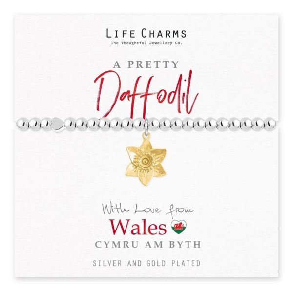 Life Charms a Pretty Welsh Daffodil bracelet