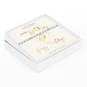 Life Charms Happy 90th Birthday bracelet