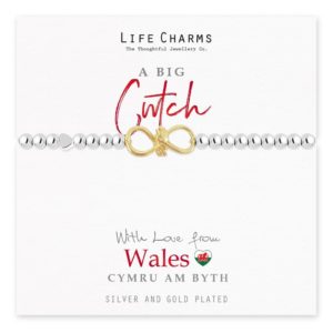Life Charms With Love From Wales, a Big Cwtch bracelet