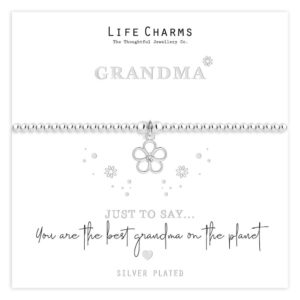Life Charms Just To Say Grandma charm bracelet
